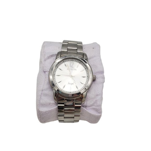 Invicta Angel 17419 Womens Silver Stainless Steel Analog Dial Quartz Watch RQ370 - Picture 2 of 11